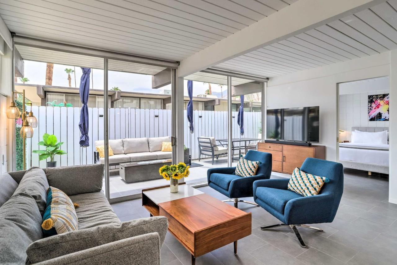 Mid-Century Palm Springs Bungalow With Patio! Экстерьер фото